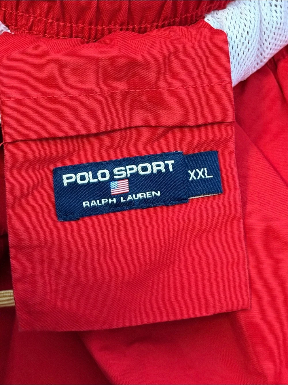Vintage Polo Sport Ralph Lauren Red Swim Trunks XXL Americana 4th of July